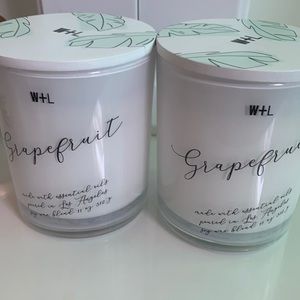 grapefruit candles